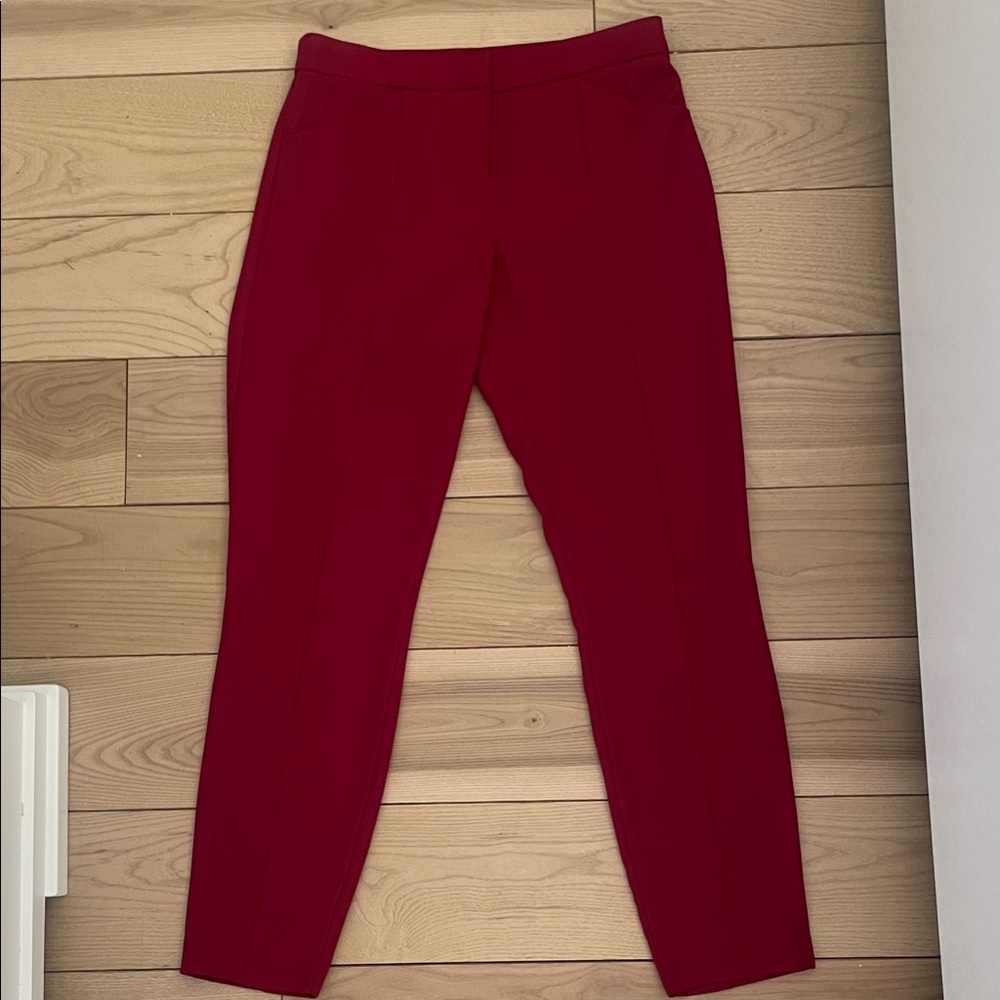 bebe Vibrant Red Ankle Pants